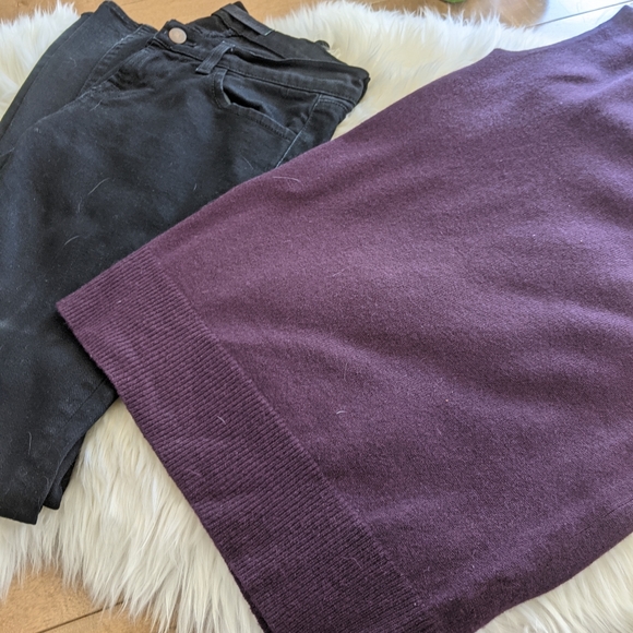 👕BANANA REPUBLIC - Wool/Cashmere Blend One Shoulder - Picture 7 of 7